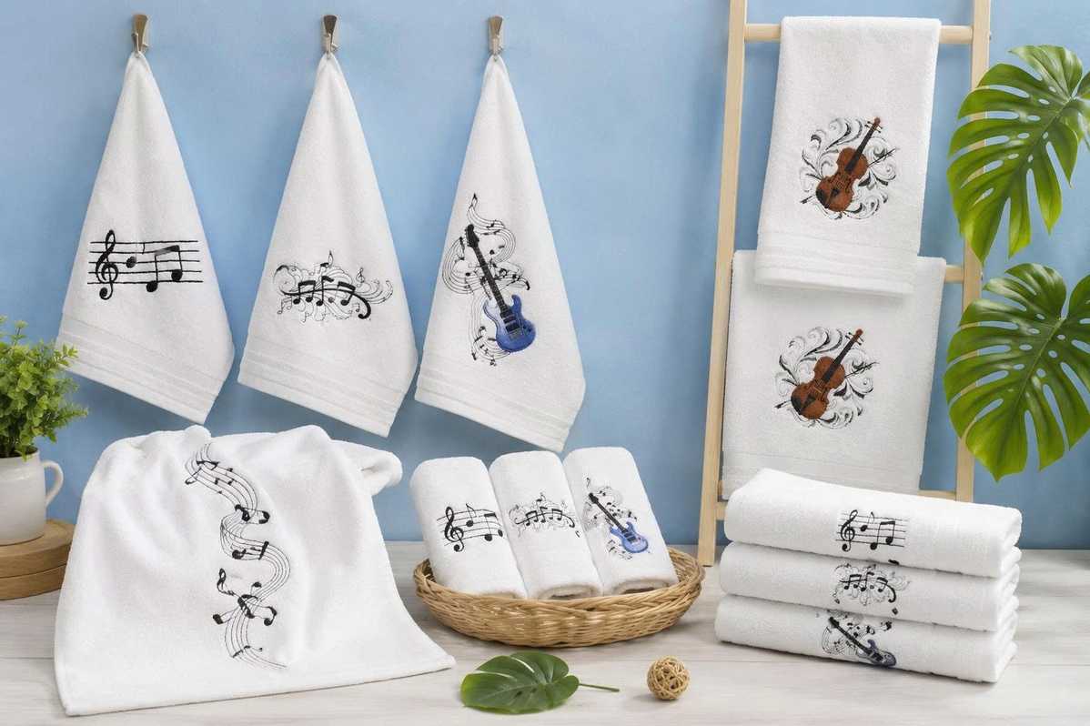 Music and Fine Arts Designs towels for student