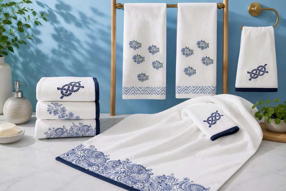 Minimalist Geometric Patterns towels for student
