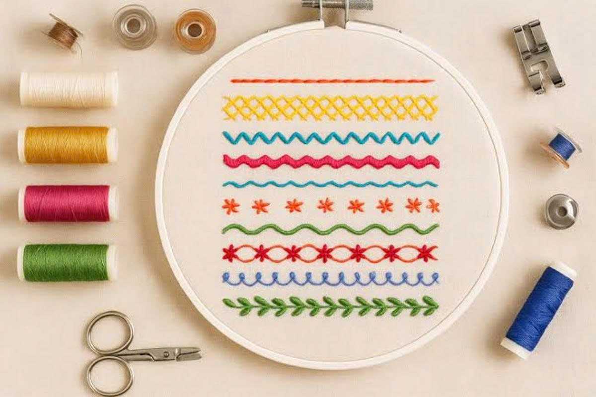 The best embroidery stitches for witch designs
