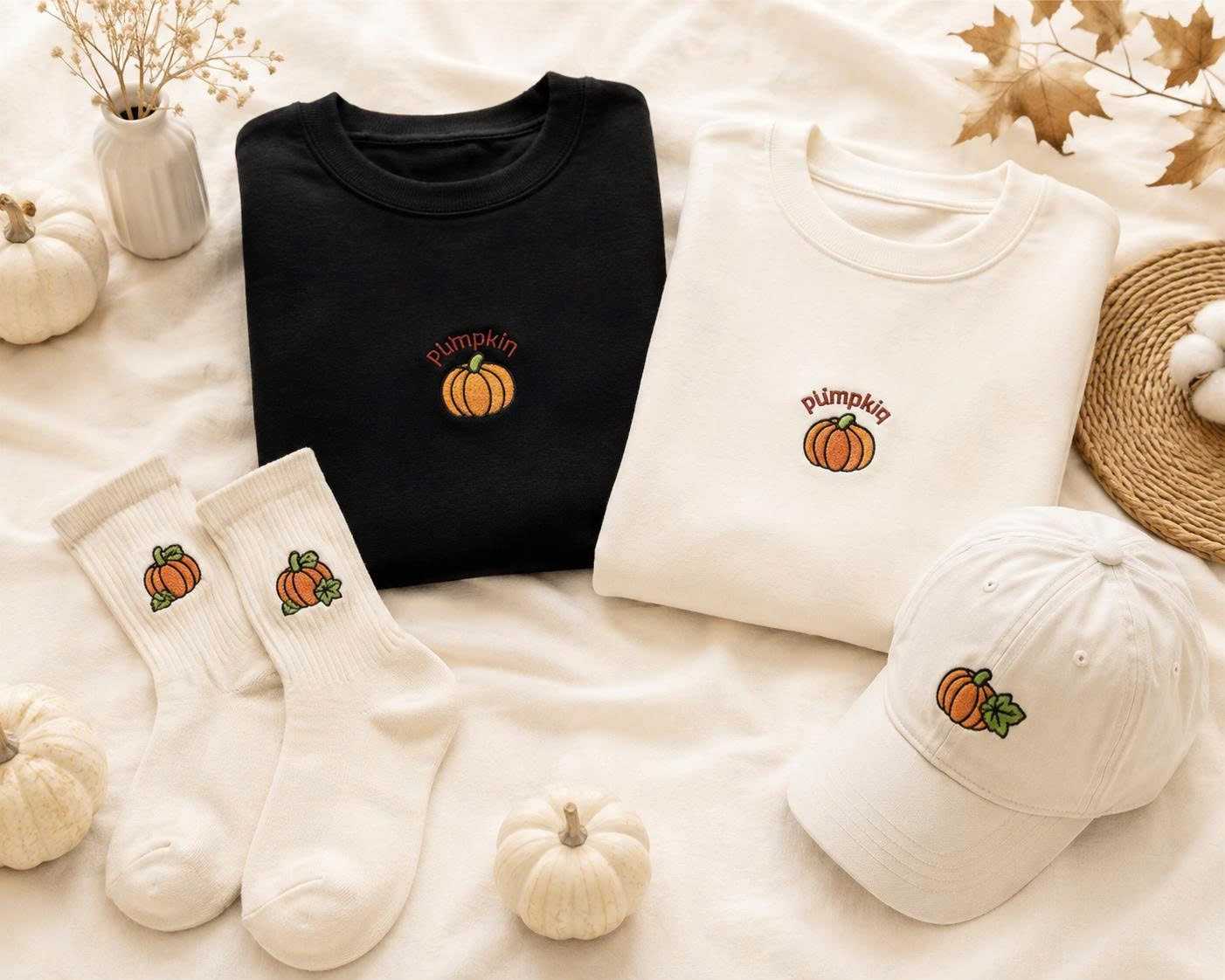 The growing popularity of pumpkin embroidery patterns.