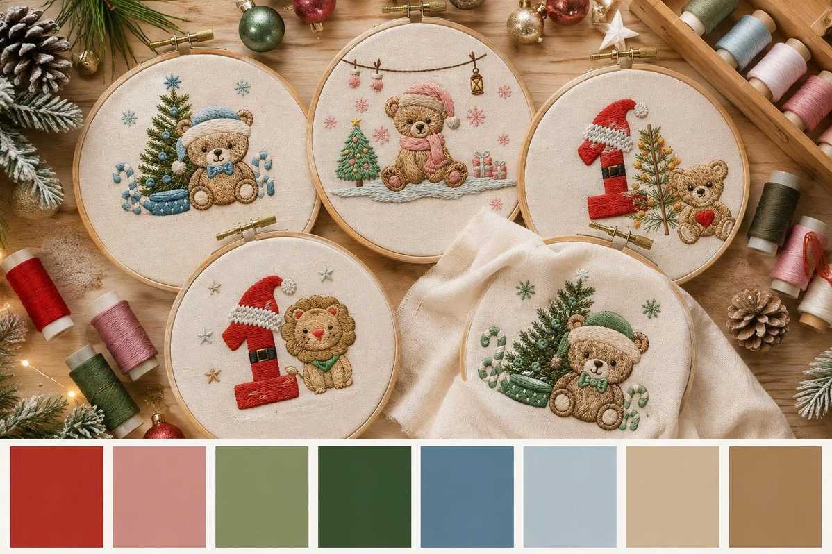 Popular color palettes that fully evoke the magic of Christmas.