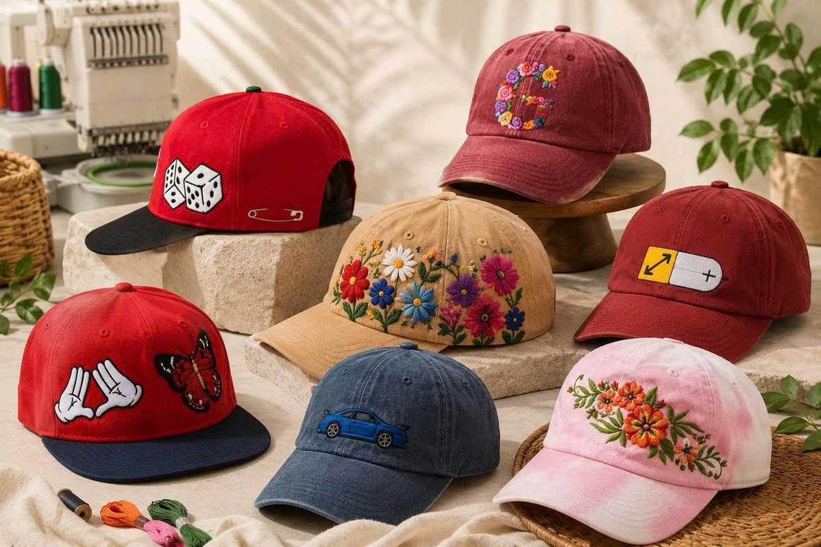 The best hat embroidery designs for every style