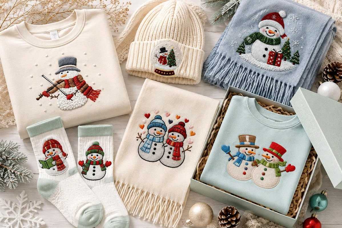 Why snowman embroidery designs continue to dominate holiday season trends.
