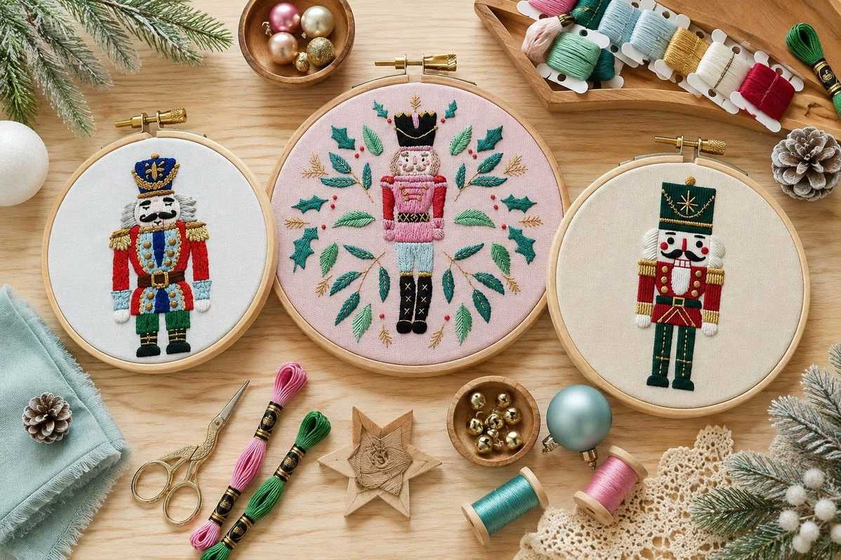 Why Nutcracker-themed embroidery patterns never go out of style