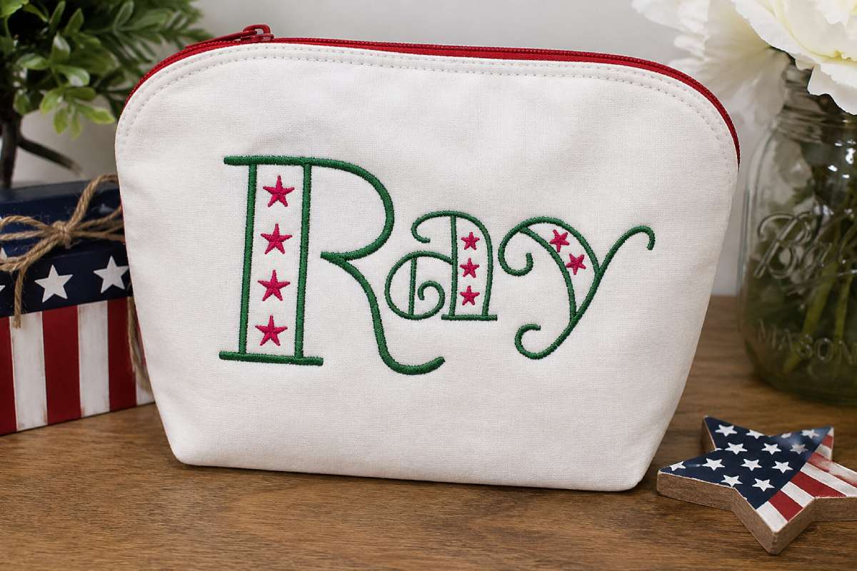 The two-color style keeps it festive without making the project too busy.