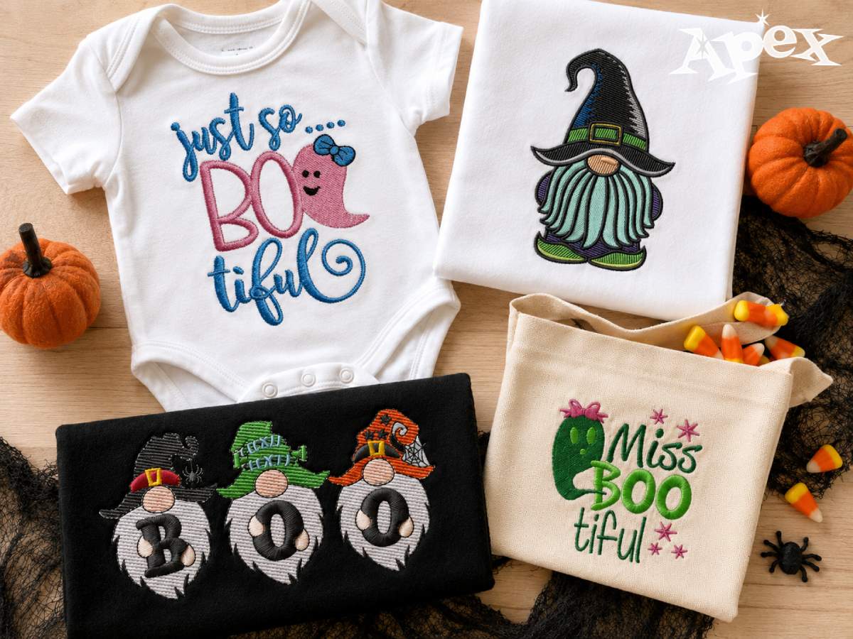 Cute Halloween embroidery designs are usually the safest place to start when the project is for kids, babies, teachers, family shirts, or lighthearted seasonal gifts.