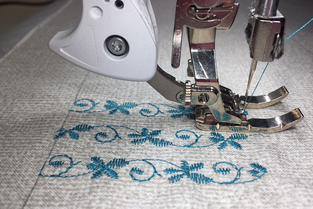start embroidery