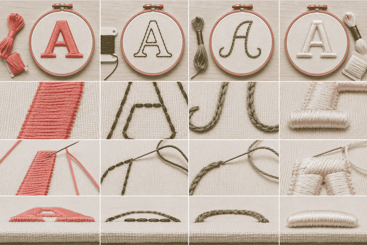 Choose a stitch that suits your preference.