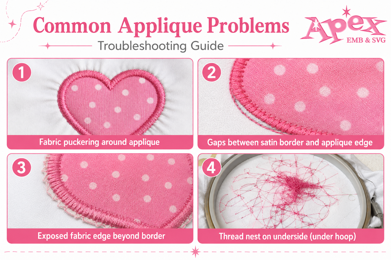 Common Machine Applique Problems and Troubleshooting
