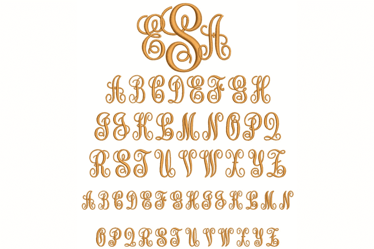 Choose the most suitable abbreviation style for embroidery.