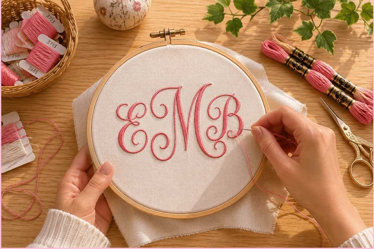 monogram design for embroidery
