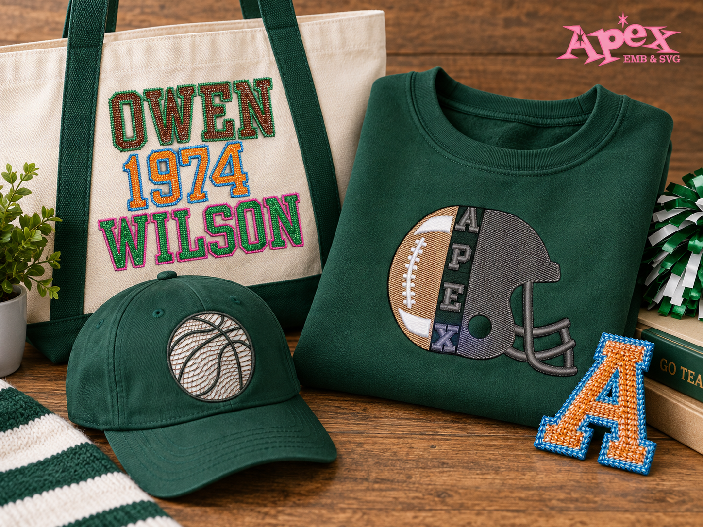 Personalized School Spirit Embroidery Gift Ideas