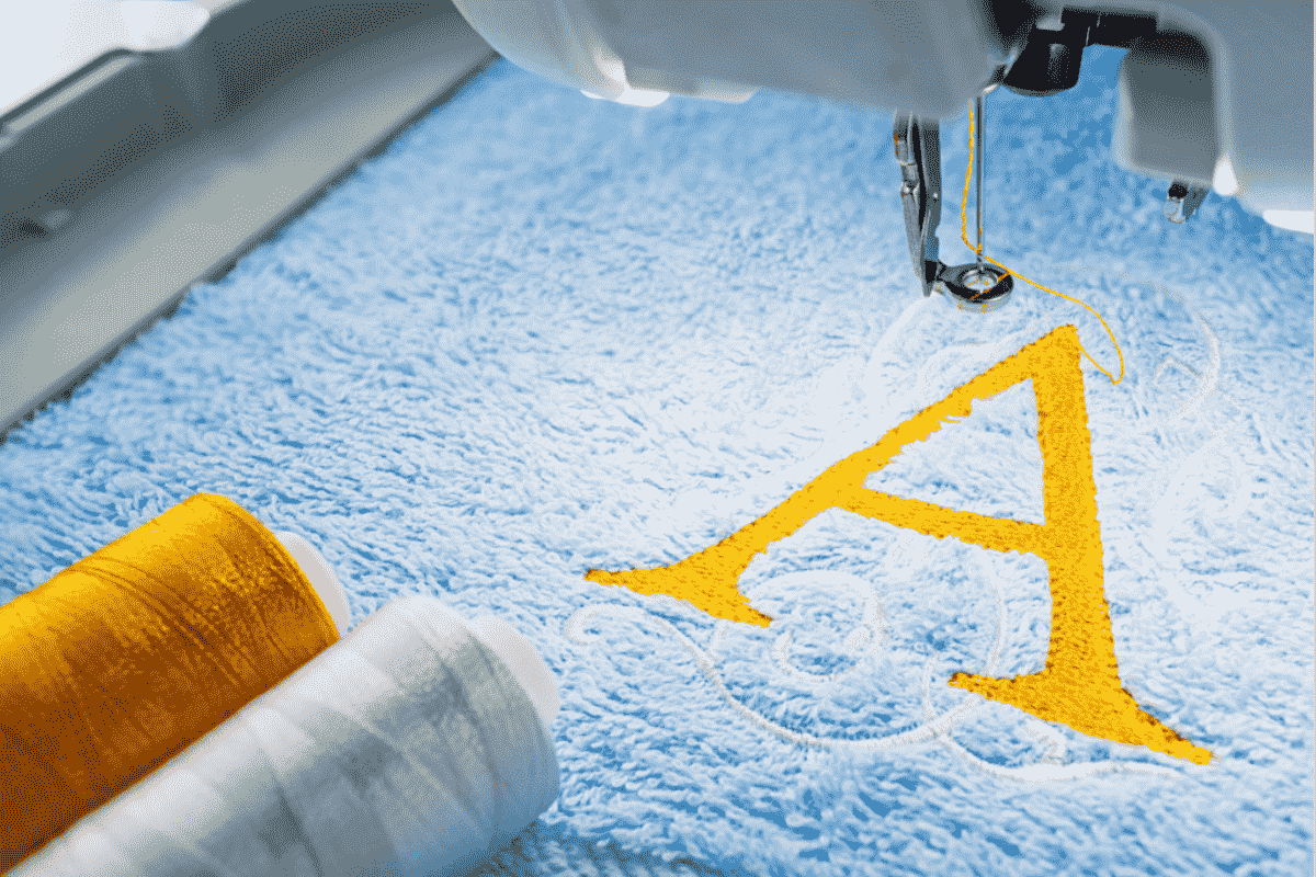 embroidered monogram products