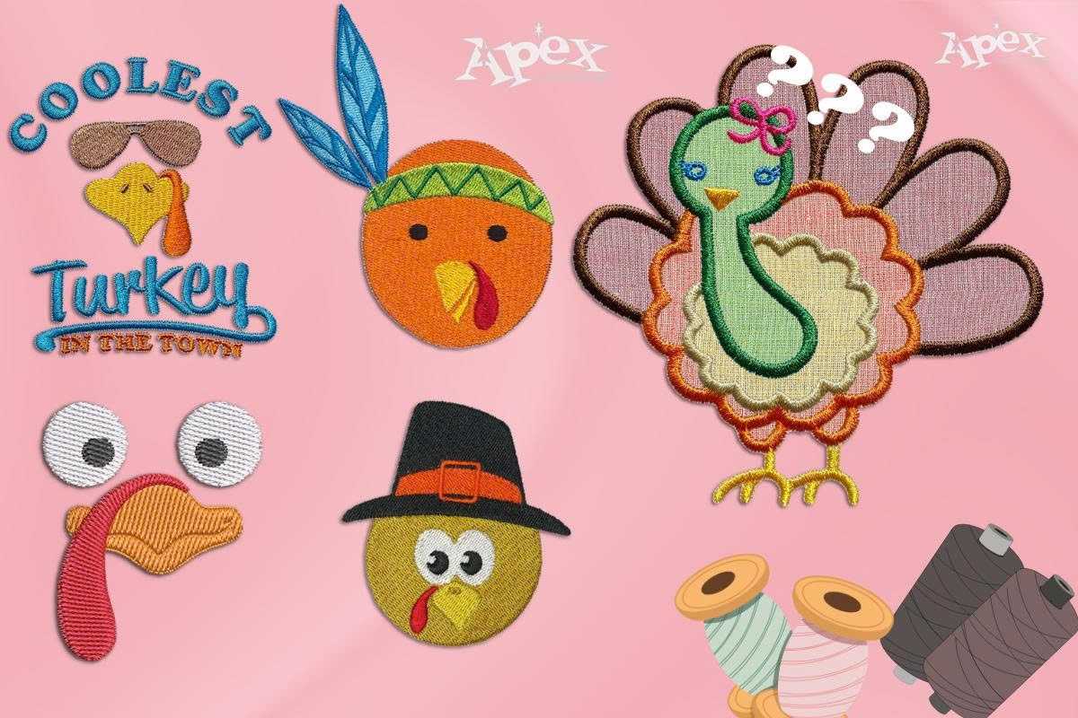 What are turkey embroidery patterns?