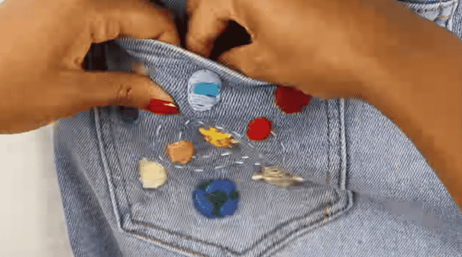 Is it possible to embroider directly onto the pocket of jeans?