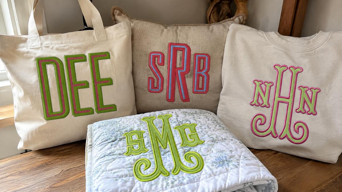 Applique also gives boutiques more room to play with fabric patterns and color combinations.
