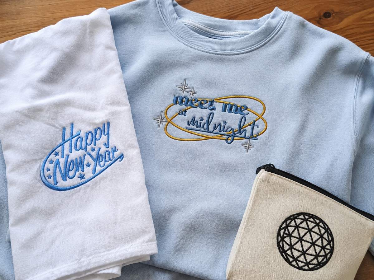 New year embroidery designs​ built around clocks, stars and countdown imagery make that connection quickly.
