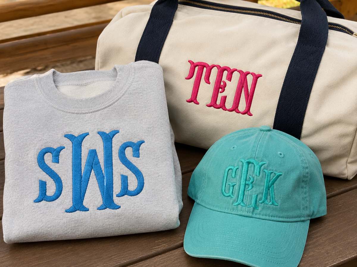 It works well for sweatshirts, bags, team gifts, casual apparel, and initials that need a little more punch.