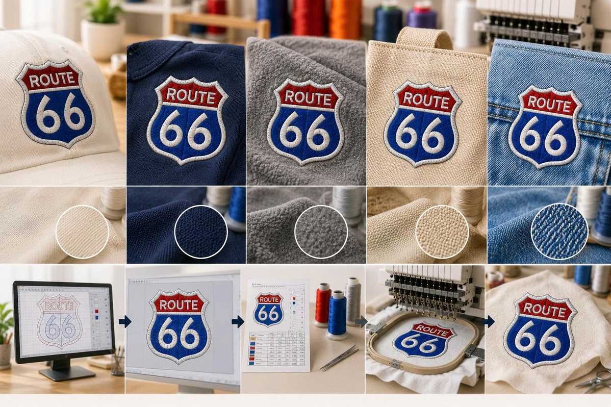 How to digitize logos for different types of fabric