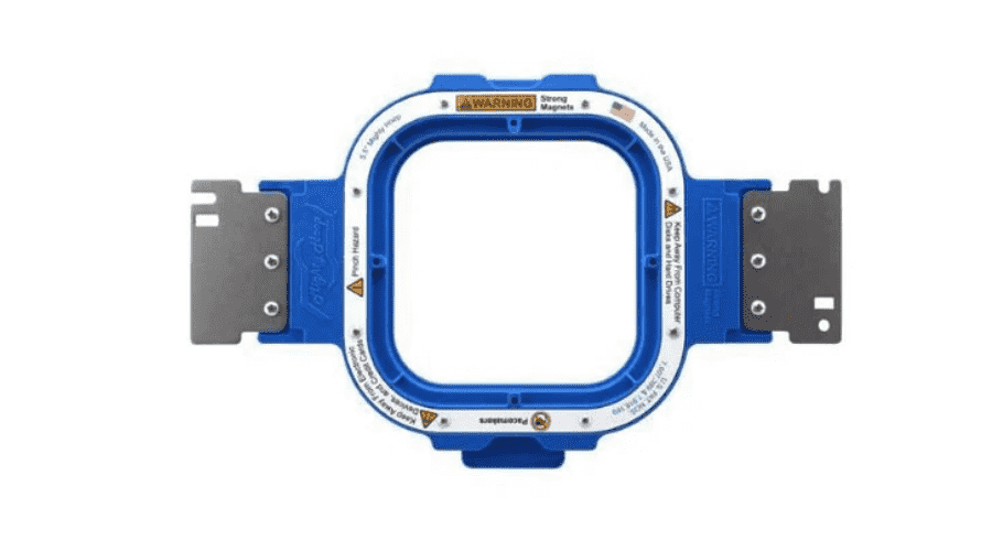 Jeans pocket shaping frame in embroidery
