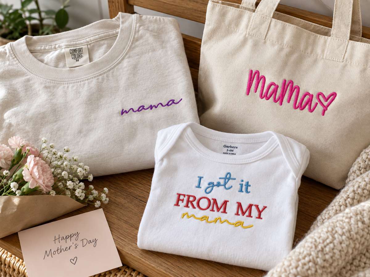 Mama Lettering design is especially useful when you want the gift to feel current but not overly decorated.