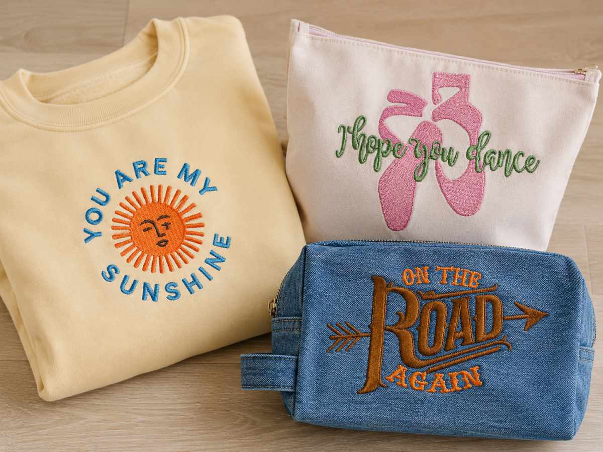 Song-inspired sayings can suit family gifts, friendship projects, travel bags, pillows and sweatshirts.