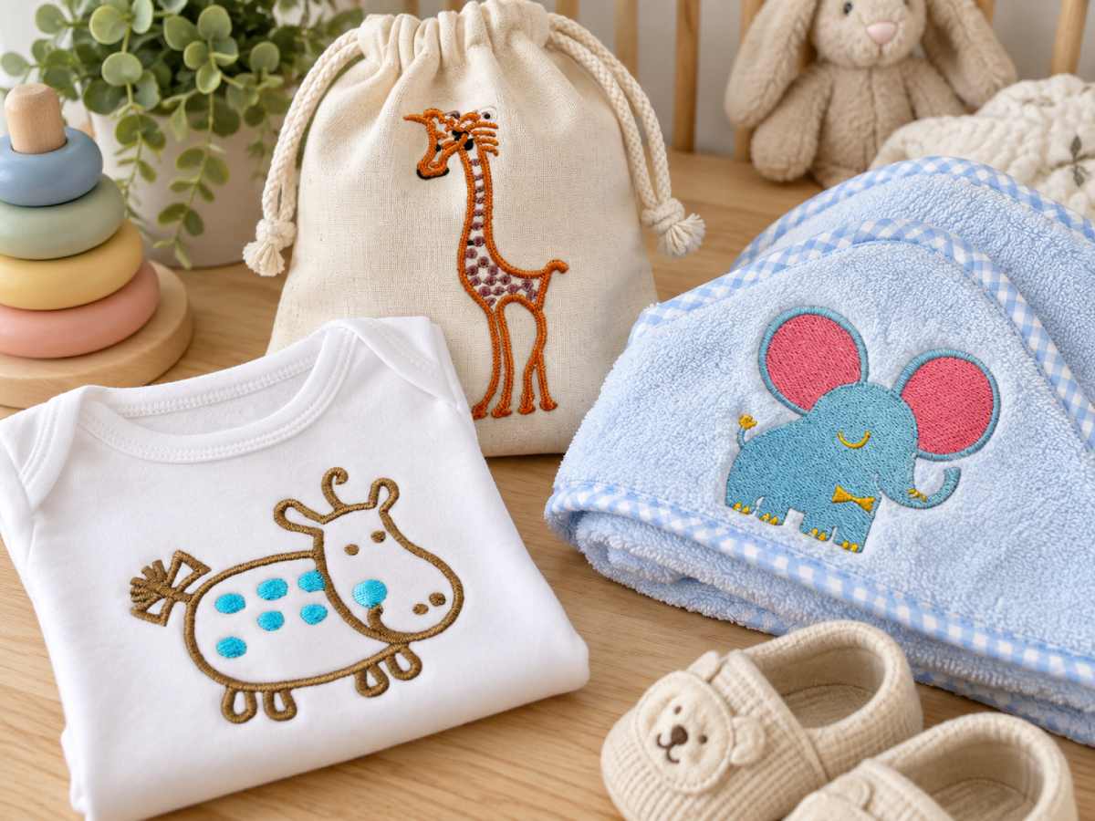 Dots make animal embroidery a little less literal, and often a lot more fun.
