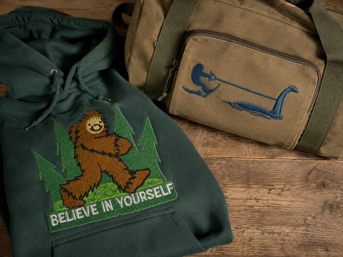 Bigfoot, Yeti and Loch Ness designs widen the collection without abandoning its strange-world appeal.