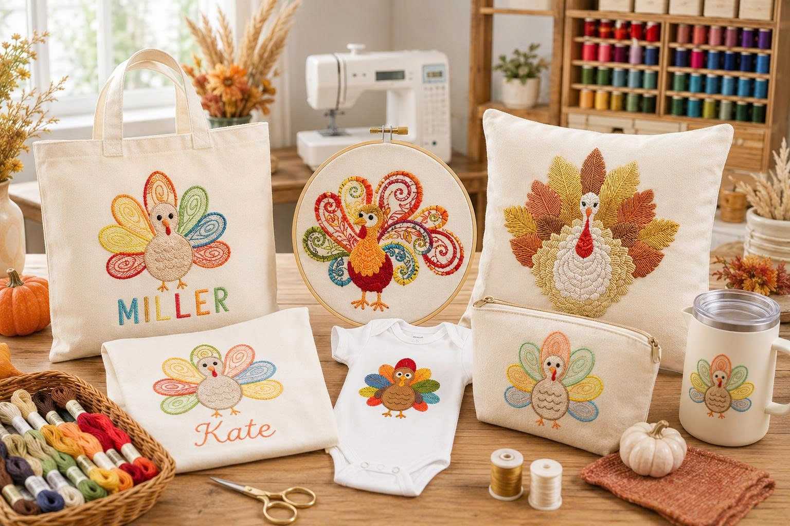 How to make turkey embroidery patterns look more professional