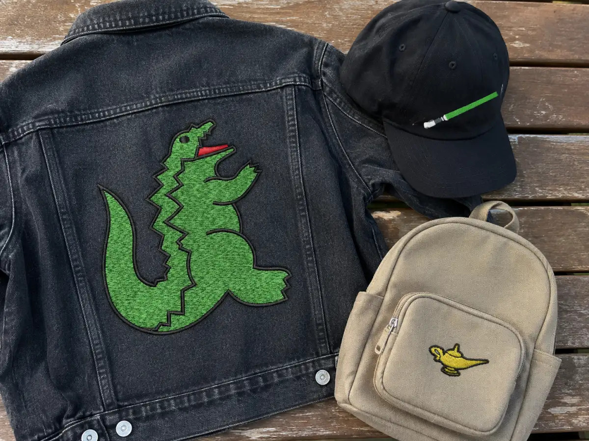 This movie embroidery design group is useful because it covers several ages and tastes.