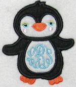 Penguin Applique Embroidery Frame