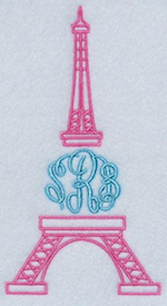 Eiffel Tower Embroidery Frame