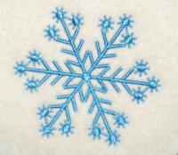 Snowflake embroidery design