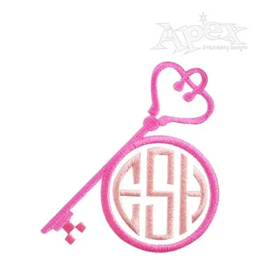 Key Monogram Frame