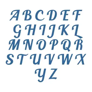 Script SVG Cuttable Fonts