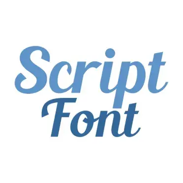 Script SVG Cuttable Fonts