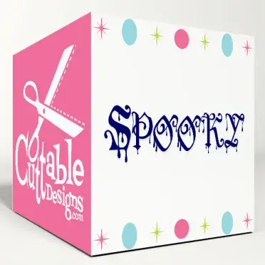 Spooky SVG Cuttable Design