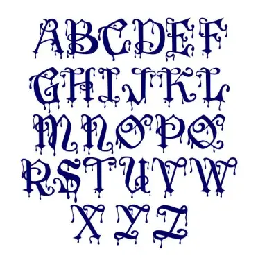 Spooky Cuttable Font
