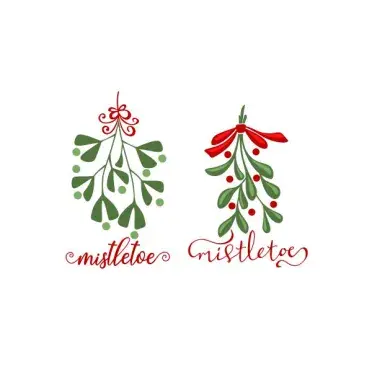 Christmas Mistletoe Cuttable Design