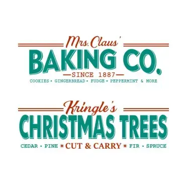 Christmas Sign Cuttable Design