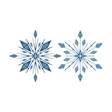 Christmas Frozen Snowflake Cuttable Design