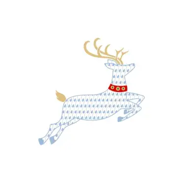 Christmas Running Deer or Reindeer SVG Cuttable Designs