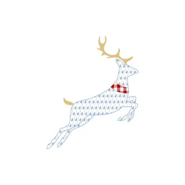 Christmas Running Deer or Reindeer SVG Cuttable Designs