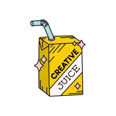Creative Juice Cup Box SVG Cuttable Design
