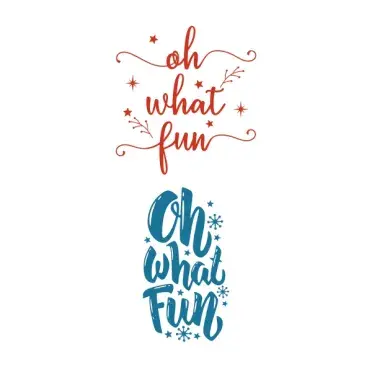 Oh What Fun SVG Cuttable Designs
