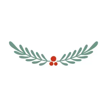 Christmas Laurel Decorative Pack SVG Cuttable Design