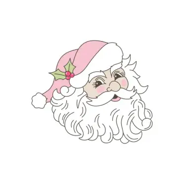 Vintage Santa Claus SVG Cuttable Design