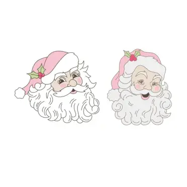 Vintage Santa Claus SVG Cuttable Design