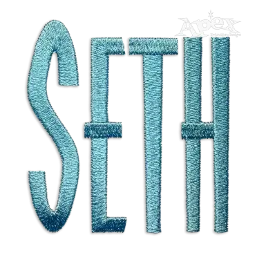 Adam Machine Embroidery Font by Apex Designs