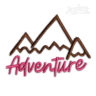 Adventure Mountain Machine Embroidery Design by Apex
